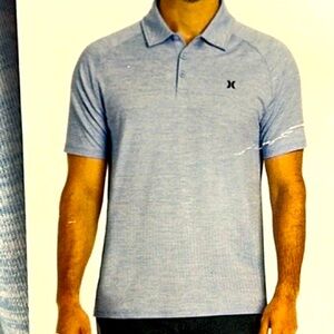 Hurley Blue Polo Shirt Classic Style
